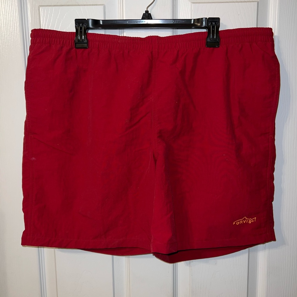 Orvis Men's Vibrant Red Swim Trunks